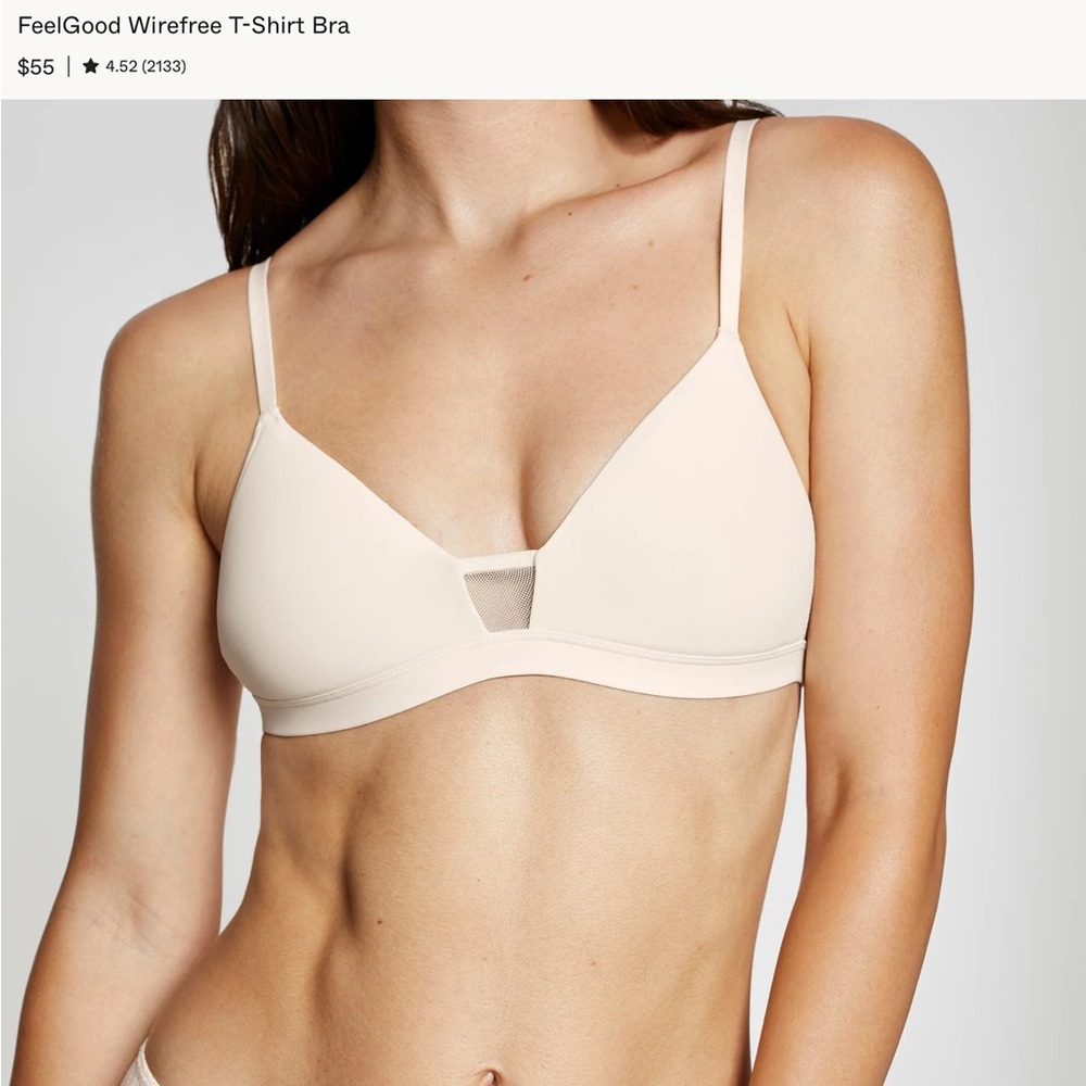 FeelGood Wirefree T-Shirt Bra - Cream